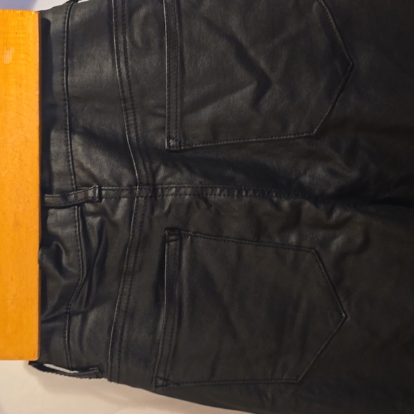 EDIKTED NEW WITH TAGS Black Flared Pants Leather Look SIZE M - Picture 6 of 6